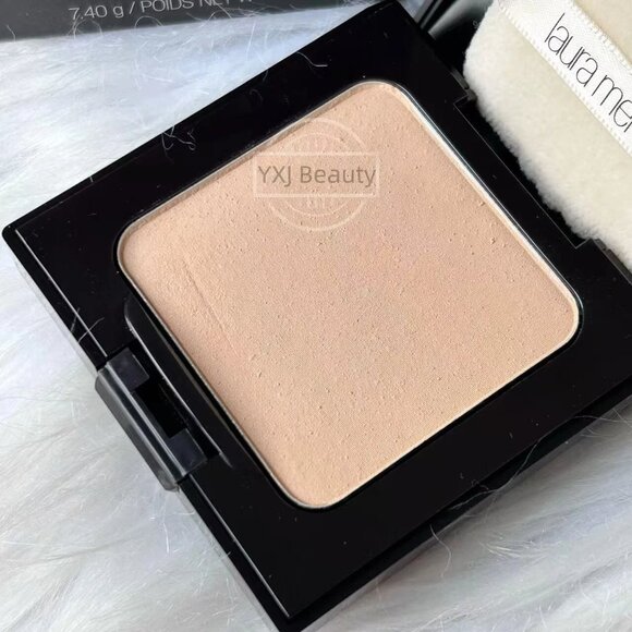New Laura Mercier Foundation Powder with Puff & Sponge~2N1 No2~Full size~Rare - Picture 2 of 6